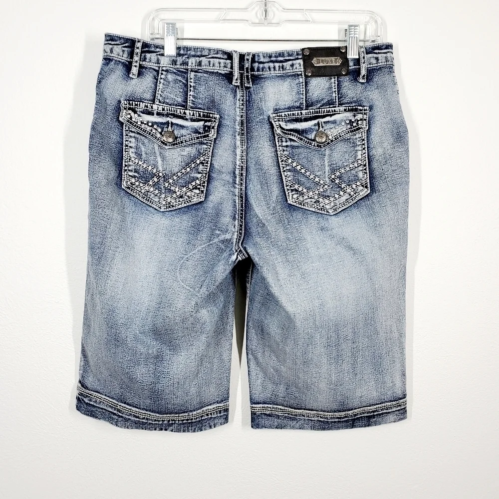 TRUE LUX JEANS DENIM SHORTS